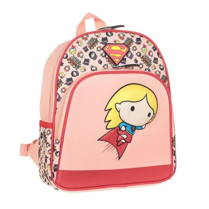 Sac à Dos Kid'Abord Batman Pour Enfants - Bleu Marine, Poche Zip, Polyester - Idéal école, Sorties