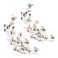 12x 3D Papillon Chambre Sticker Mural Daimant De Refrigerateur Decor Autocollant Applique Rose R SODIAL 3D Papillon Sticker Mural