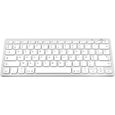 Bluestork Clavier Sans Fil Bluetooth pour MacBook Pro, MacBook Air, iPad, iPhone - Mini Clavier Mac Francais AZERTY , Compact, U-0