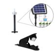 KENLUMO Kit d'irrigation goutte à goutte solaire - 5mm accessoires pour clapet anti-retour - Coupe-tube goutte à goutte-0