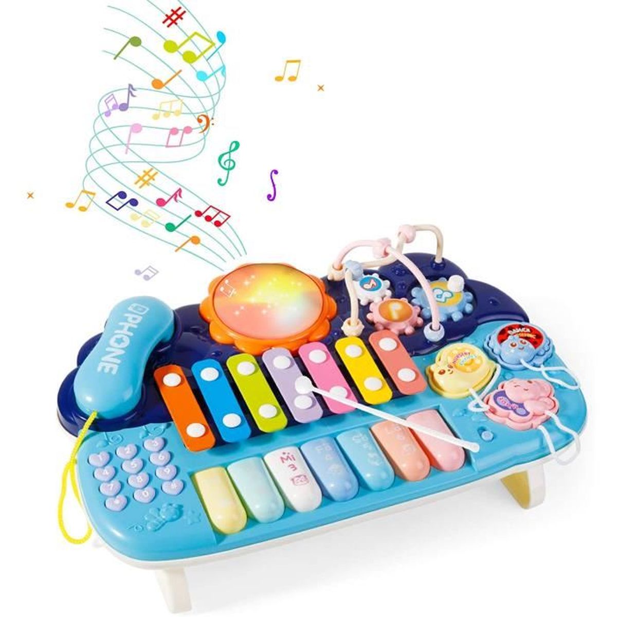 Jouet Musical Bebe Jouet Ensemble 1 2 3 Ans Xylophone Piano Jouet D Apprentissage Cdiscount Instruments De Musique