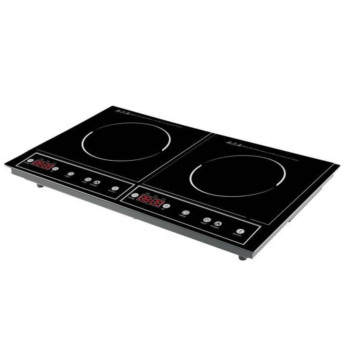 Plaques de cuisson à Induction double affichage LED tactile Cdiscount
