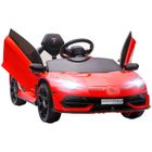 HOMCOM - Voiture électrique pour enfants - PP - 107.5x63x42cm - Rouge