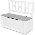 Coffre à jouet - IB STYLE - LUCA COLORS - Bois dur - Sécurité enfants - Rangement des jouets