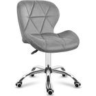 Fauteuil bureau MARK ADLER FUTURE 3.0 Gris - Velours - Ergonomique - Pivotant