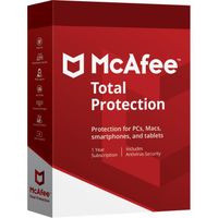 McAfee Total Protection 2022 | 3 Appareils | 1 An | PC-Mac-Android-iOS | Téléchargement