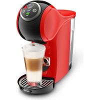 DeLonghi Genio Plus EDG315.R, Machine à expresso, 0,8 L, Capsule de café, 1460 W, Noir, Rouge
