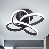 Plafonnier LED Moderne, Luminaire 6000K Blanc Froid Petit Plafonnier de Couloir, Lamp de plafond Pour Chambre Salle de Bains Entrée