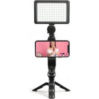Livoo - Kit vidéo vlogging, 3 mode d'éclairage, 10 intensités lumineuses réglables TEA271 Livoo