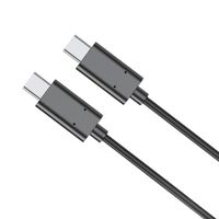 Les câbles de charge rapide USB-C et USB-C conviennent pour transmettre rapidement des signaux audio et vidéo.1M,noir