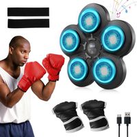 Machine De Boxe Musicale Intelligente Taeku – Avec Cible Murale LED Et Gants, Pour Enfant Et Famille