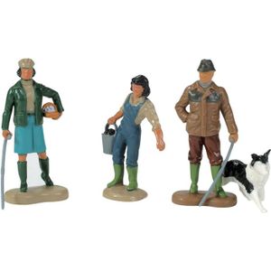 FIGURINE - PERSONNAGE Figurines en plastique - TOMY - Lot de 4 fermiers 