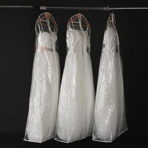 Hangerworld Lot de 3 Housses de Robe de Mariée Respirante Blanche 182x66cm 