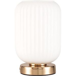 LAMPE A POSER Pauleen 48193 Poser Noble Purity 20 Watts Max. Blanc, Doré Champagne, Verre, Métal E27, Table Lamp[n1939]