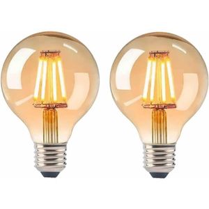 AMPOULE - LED Lot De 2 Ampoules Led Vintage E27 À Vis Edison - I