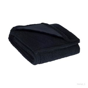 COUVERTURE ANIMAUX Couverture pour chien couverture imperméable en flanelle pour chiot couverture de protection de meubles à l'épreuve des Noir XS