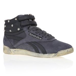 reebok freestyle hi enfant marron