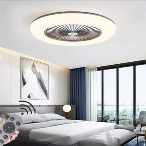 VENTILATEUR DE PLAFOND LED Fan Plafonnier Moderne Nordique Dimmable Venti