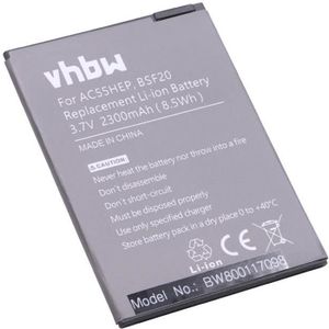 Batterie téléphone vhbw Li-Ion batterie 2300mAh (3.7V) pour téléphone