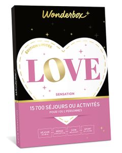 COFFRET SÉJOUR Wonderbox - Coffret Cadeau - Love Sensation
