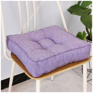 Lot 2 Coussins De Siège 40x40cm Avec Attaches - Galettes Chaise Intérieur Extérieur Antidérapantes