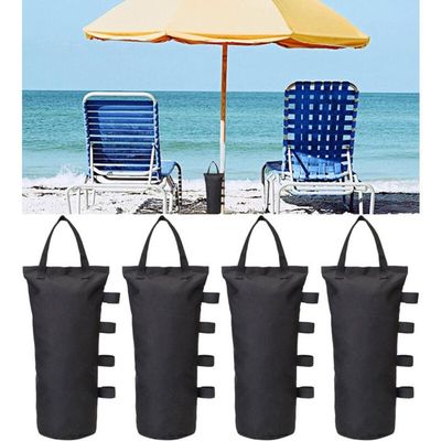 Lot De 4 Sacs De Lestage Pour Tonnelle - 12 Kg Chacun, étanches Et Résistants Au Vent - Pour Auvents Et Pavillons
