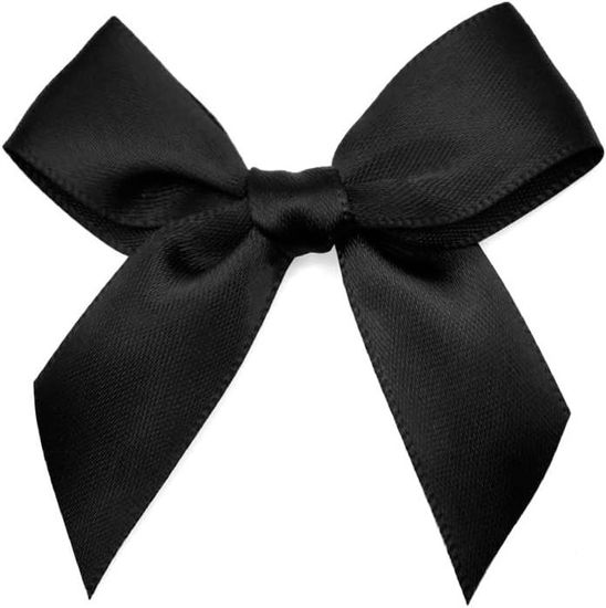 200 Mini Nœuds En Ruban Satin - 7 Cm De Long, Largeurs 1/1,2/1,5/2 Cm, Polyester, Pour DIY, Mariage, Décoration