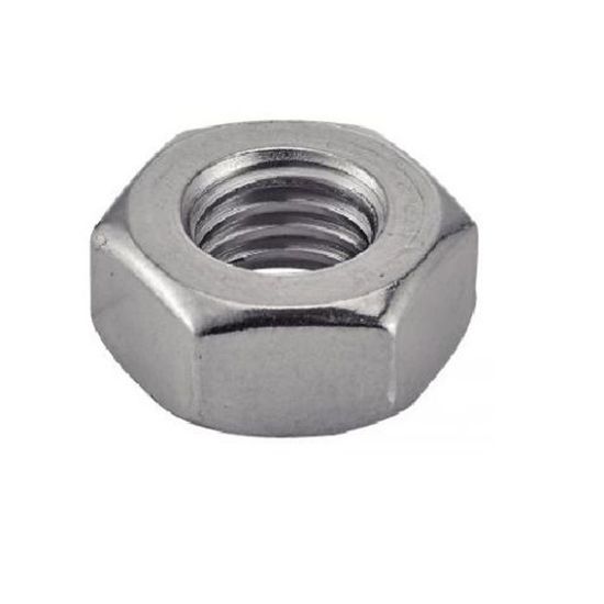 écrou frein NYLSTOP M8-8mm acier zingué clé de 13