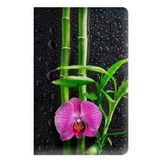 Housse Cuir Ipad Air Zen Orchidee Bambou Cdiscount Informatique