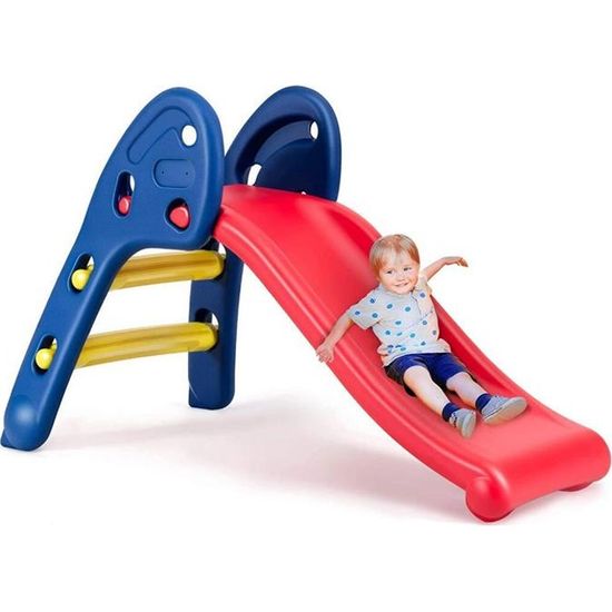 Toboggan Pliable pour Enfants 38 Ans DREAMADE Air de Jeux Stable