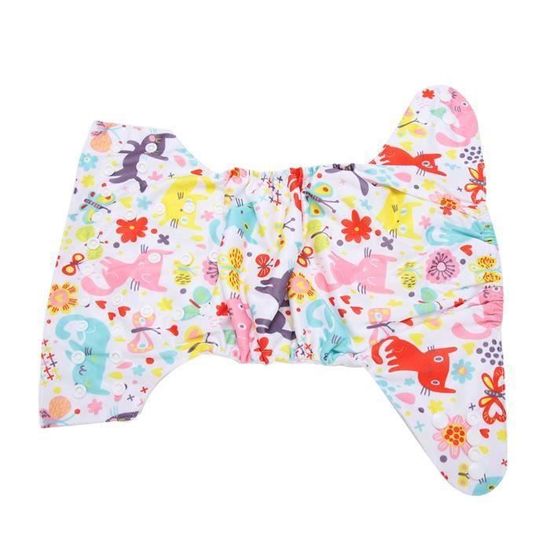 Couvre-Couche Bébé Réutilisable Réglable En Polyuréthane Laminé - Taille Unique 3-15 Kg - Lavable Et Écologique (C09)