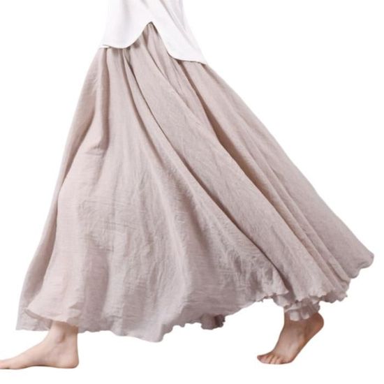 Jupe Enfant Cyrillus Corail/beige - Taille 5 Ans - Occasion Très Bon état