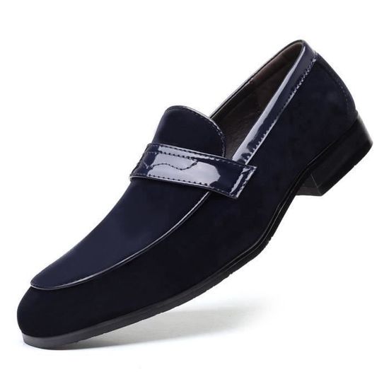 Mocassins Homme MEIJIANA - Cuir Simili - Chaussures Ville Élégantes - Mariage, Bureau