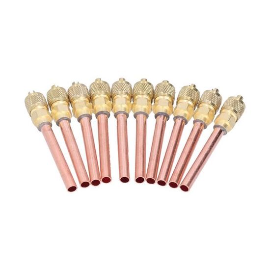 Lot De 10 Vannes D'arrêt D'eau En Laiton 1/2PEX X 3/8Comp - 1/4 De Tour - Robuste Et Fiable