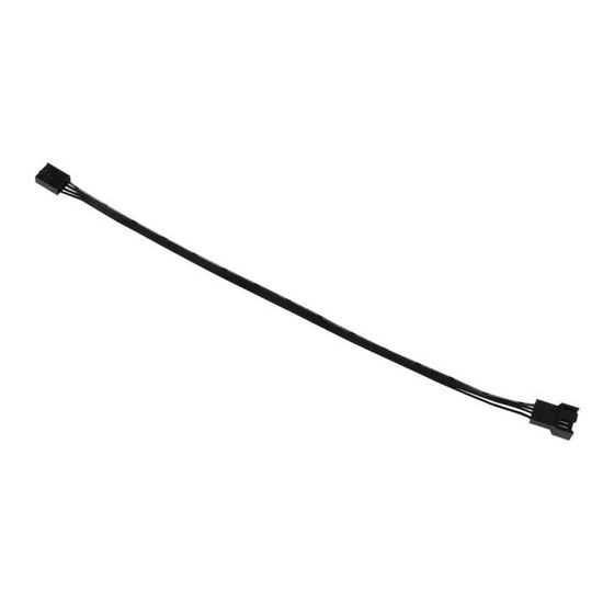 Lot De 5 Câbles Extension 4PIN PWM – 26 Cm, Pour Ventilateurs PC, Radiateurs Et Carte Mère - 3