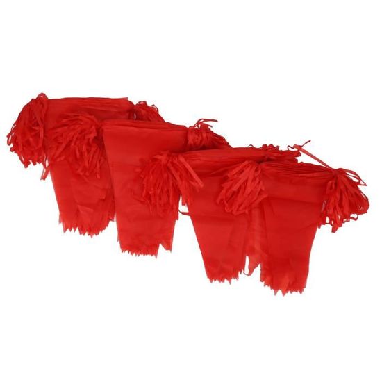 Lot De 10 Drapeaux Triangulaires Sur Piquets En Bambou - Marqueurs De Jardin Colorés, Surface Vierge à Personnaliser - 9