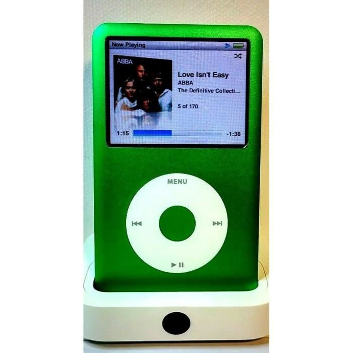 Apple iPod Classic 256 Go 7ème Génération Vert / Blanc