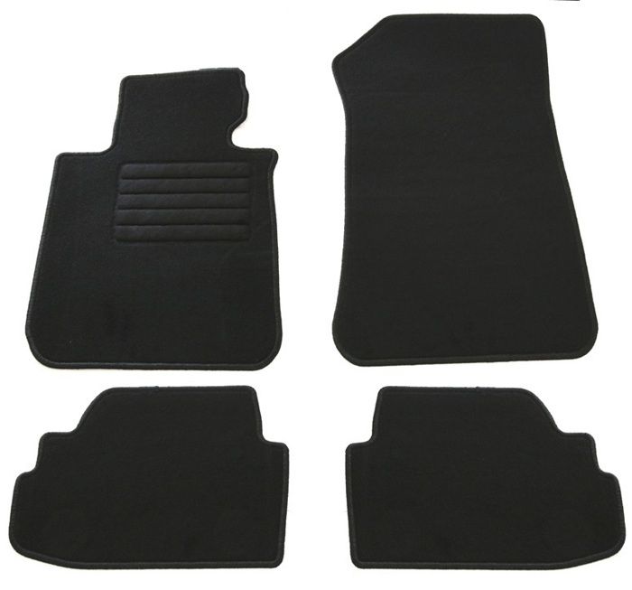 4 TAPIS DE SOL VELOURS SUR MESURE BMW SERIE 1 E82 COUPE DE 10/2007 A 10/2013