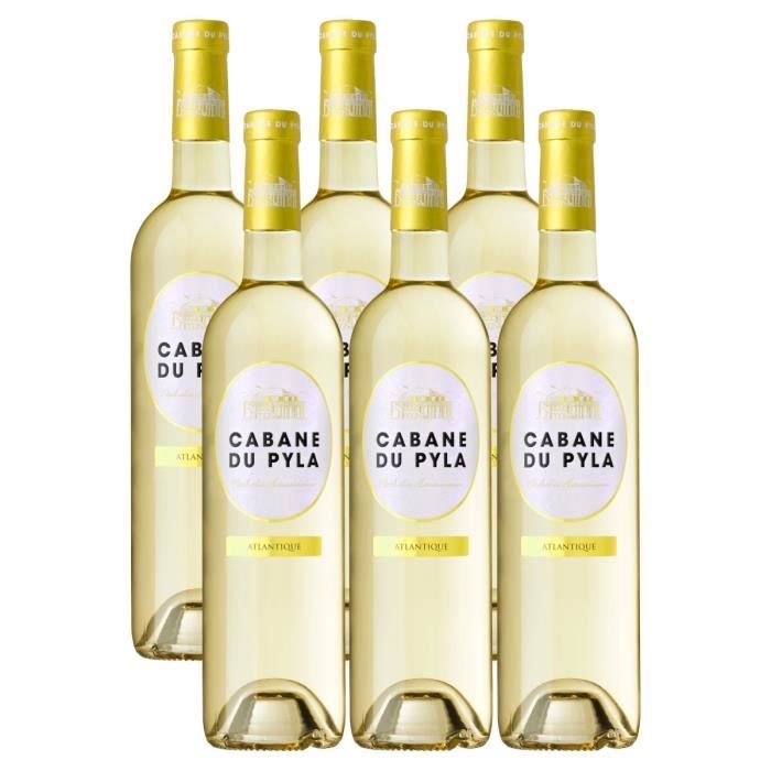 Cabane du Pyla 2021 - IGP Atlantique - Vin Blanc - Carton de 6 bouteilles 75cl