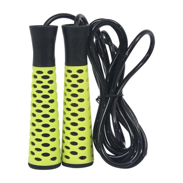 ISE Corde à Sauter Facilement Ajustable - Roulements à Billes en Acier Ergonomique –Idéal pour la Pratique du Crossfit SY-JP1002