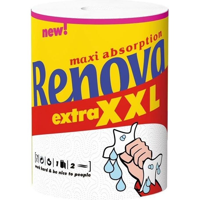 RENOVA Essuie tout Renova extra XXL - 1 rouleau