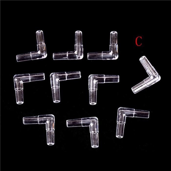 Pompe a air,10 pièces-lot 2-3-4 voies pompe à Air Transparent Valve de contrôle Tube de tuyau d'air pour Aquarium - Type C-S