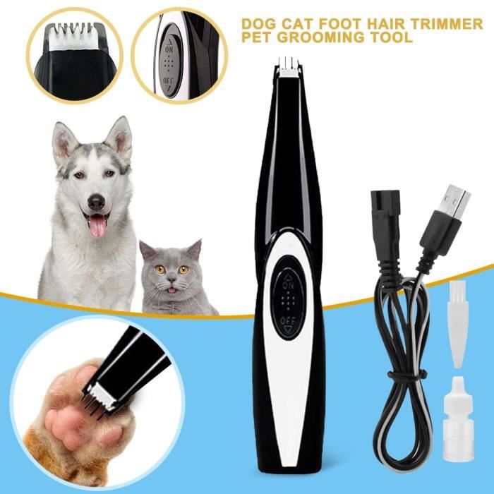 Tondeuse chien,Broyeur à ongles électrique pour animaux de compagnie pattes pour animaux de compagnie - Type Black-Standard