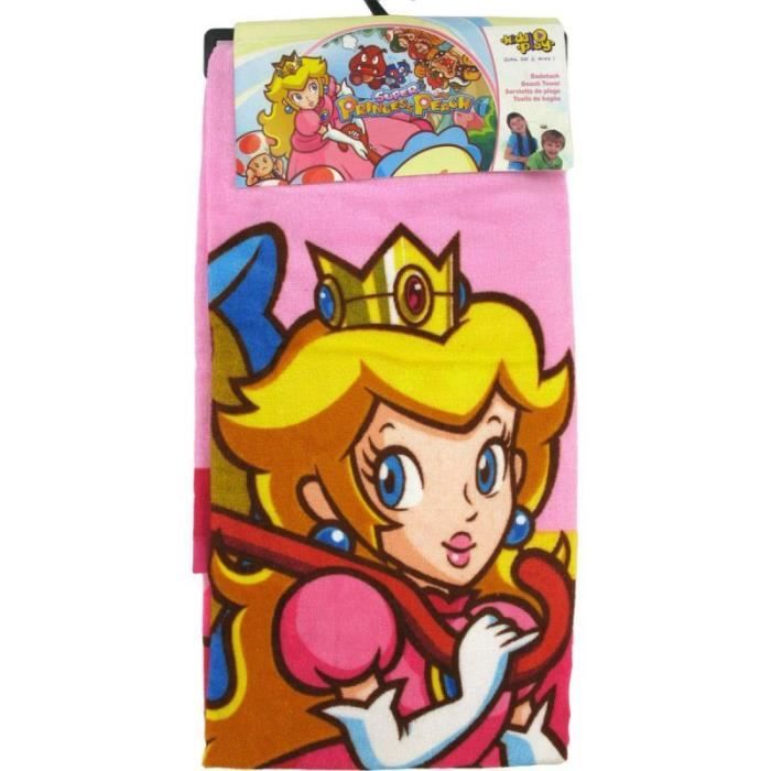 Mgs33 SERVIETTE DE PLAGE SUPER PRINCESS PEACH