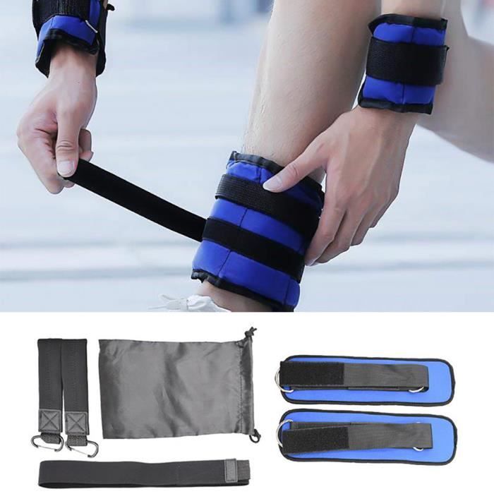 Poids de poignet de cheville réglables pour l'entraînement de remise en forme, exercice de jambe de course, jeu de 13 427