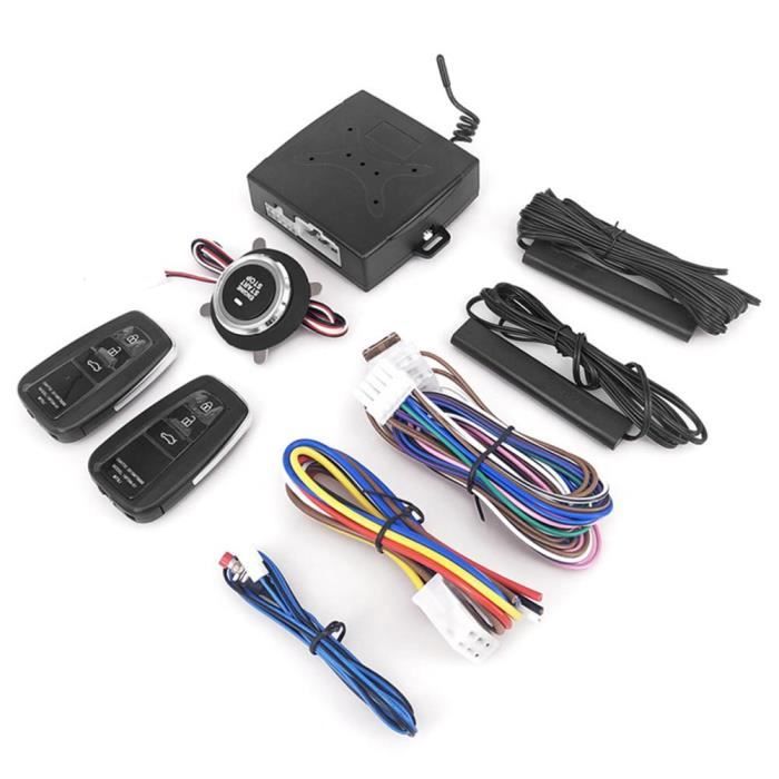 Antivol - Bloque Roue,Système de démarrage sans clé voiture antivol système d'alarme à distance Auto SUV bouton de - Type For x7