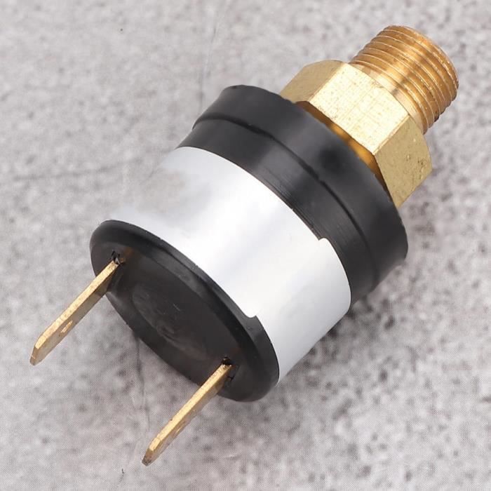 ESTINK pressostat d'air Commutateur de pression de compresseur d'air mâle 1/8 'NPT 120-150psi commutateur de commande en métal