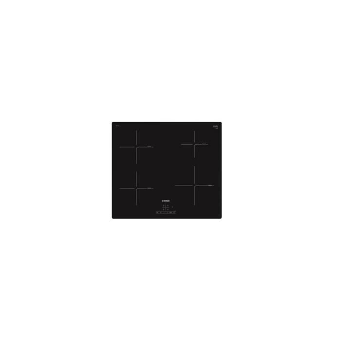 Bosch PUE611BF1J, Intégré, Plaque avec zone à induction, Céramique, Noir, Toucher, Numérique