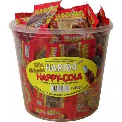 100 Haribo mini-sac de bouteilles de Happy-Cola