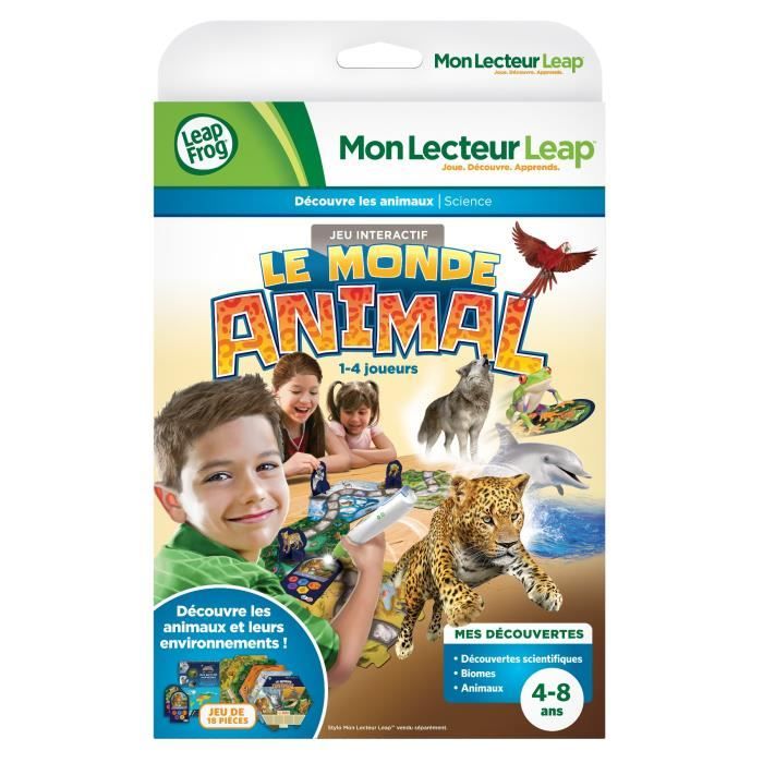 LEAPFROG Mon Lecteur Leap - Livre les Animaux du Monde